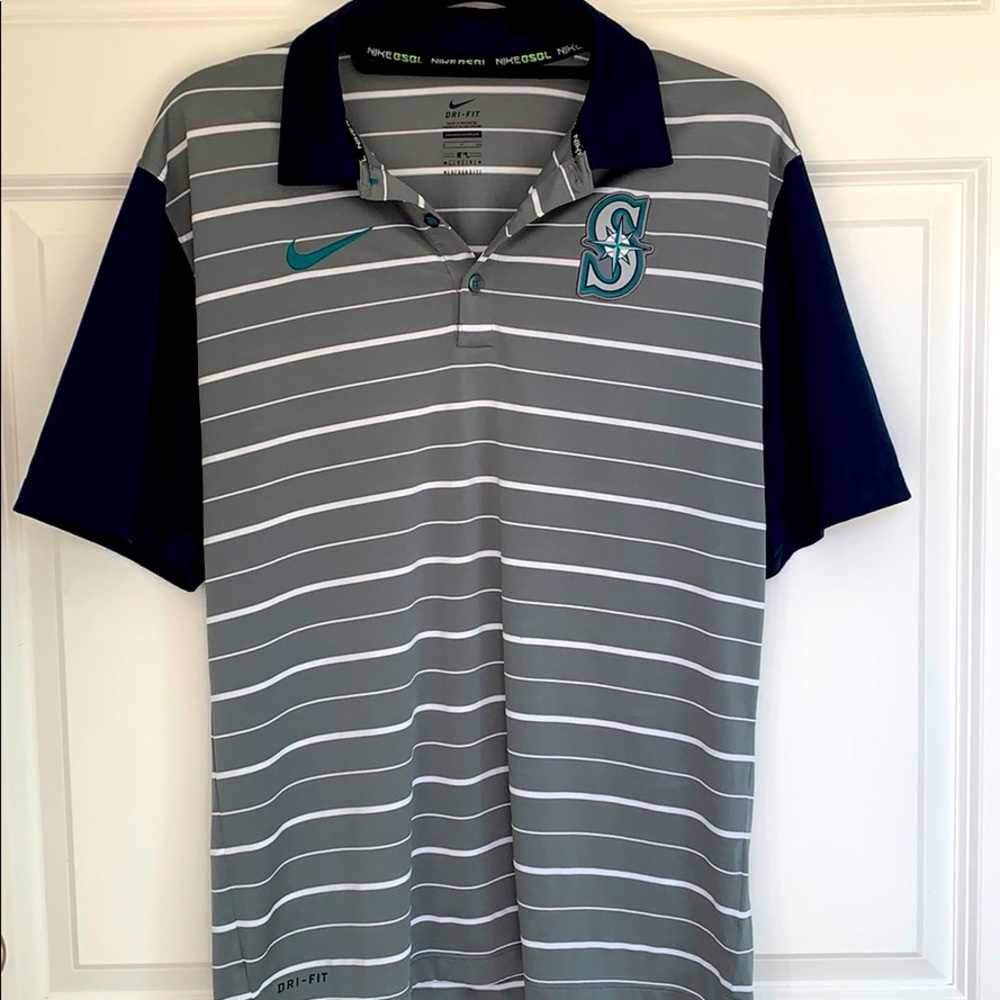Nike BSBL Seattle Mariners Dri-Fit Collared Shirt